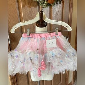 Love and Grow Clothing Pink Sparkle Tulle Skort